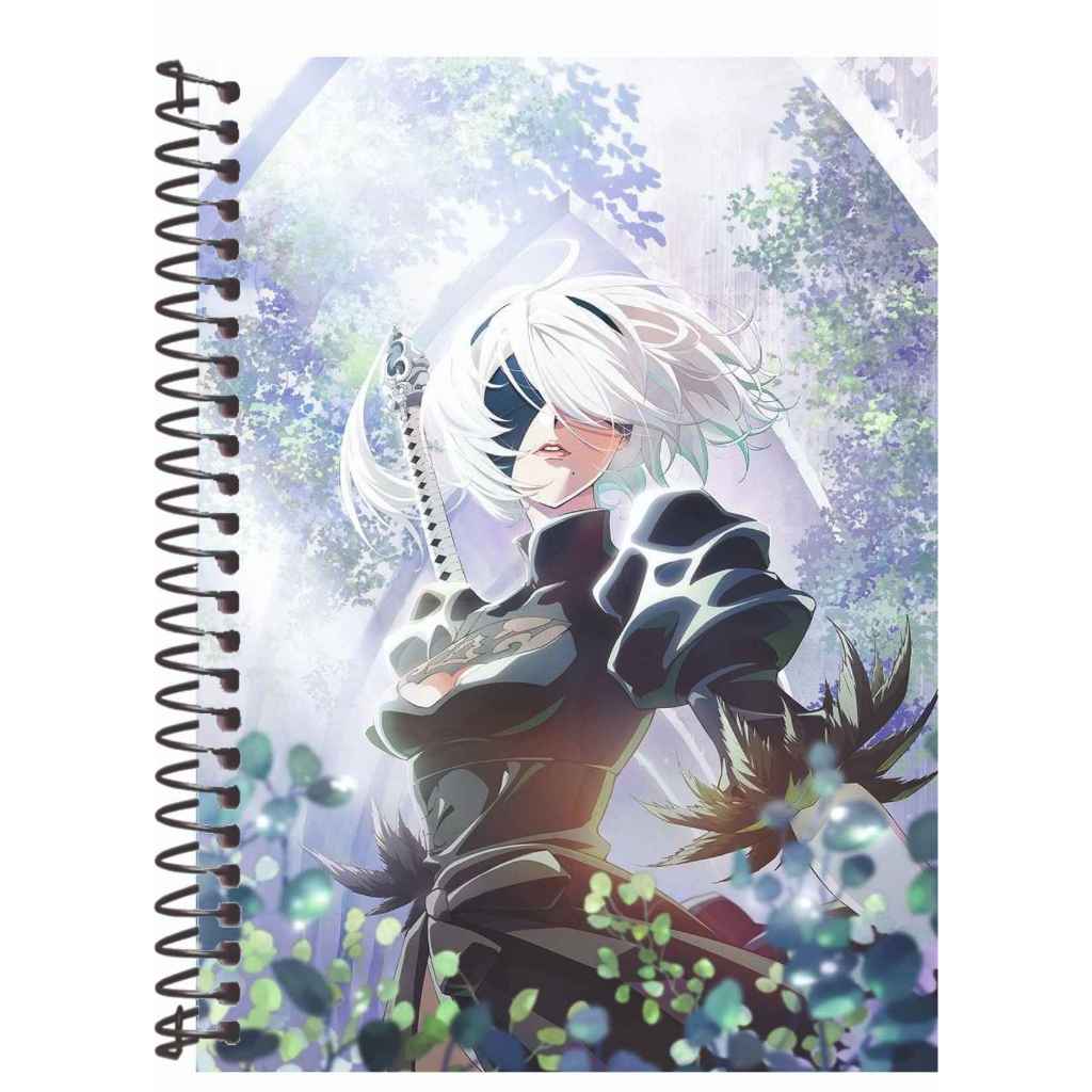Caderno Escolar Anime Nier a Automata | Geek, otaku