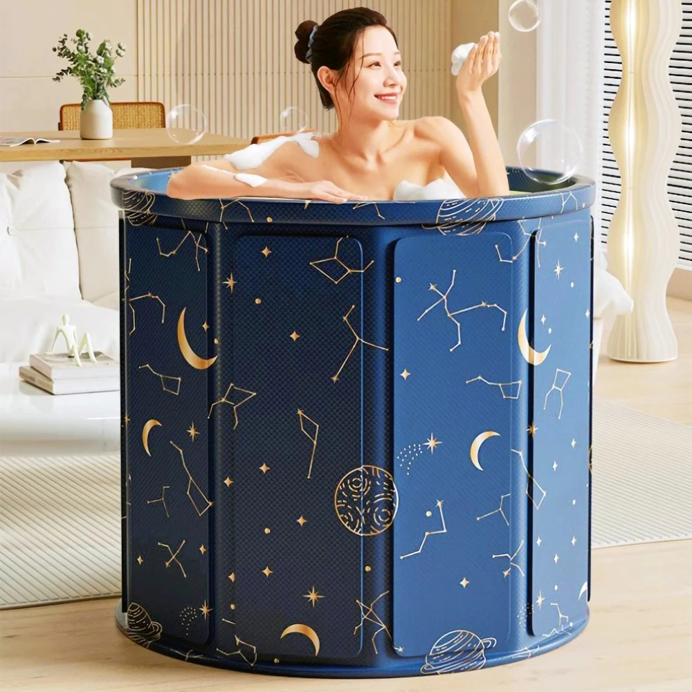 Banheira SPA Portátil Dobrável Adulto 70cm 254L Ofurô com Sistema de Drenagem