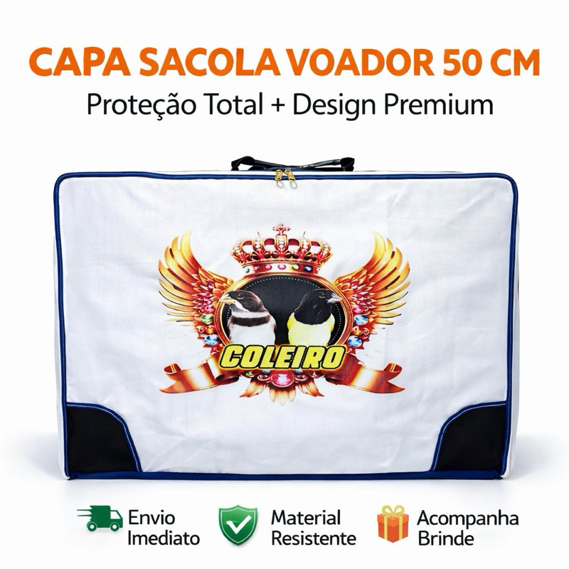 CAPA SACOLA VOADOR 50CM + BRINDE 🎁