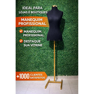 Manequim Feminina Busto Com Pedestal Rosê/ Moda Loja Roupas em Oferta na Shopee