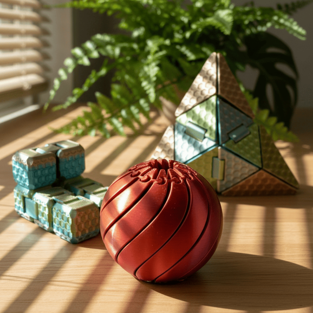 Esfera Sensorial ZEN BALL Ansiedade Fidget Relaxante Autismo Stimming em Oferta na Shopee