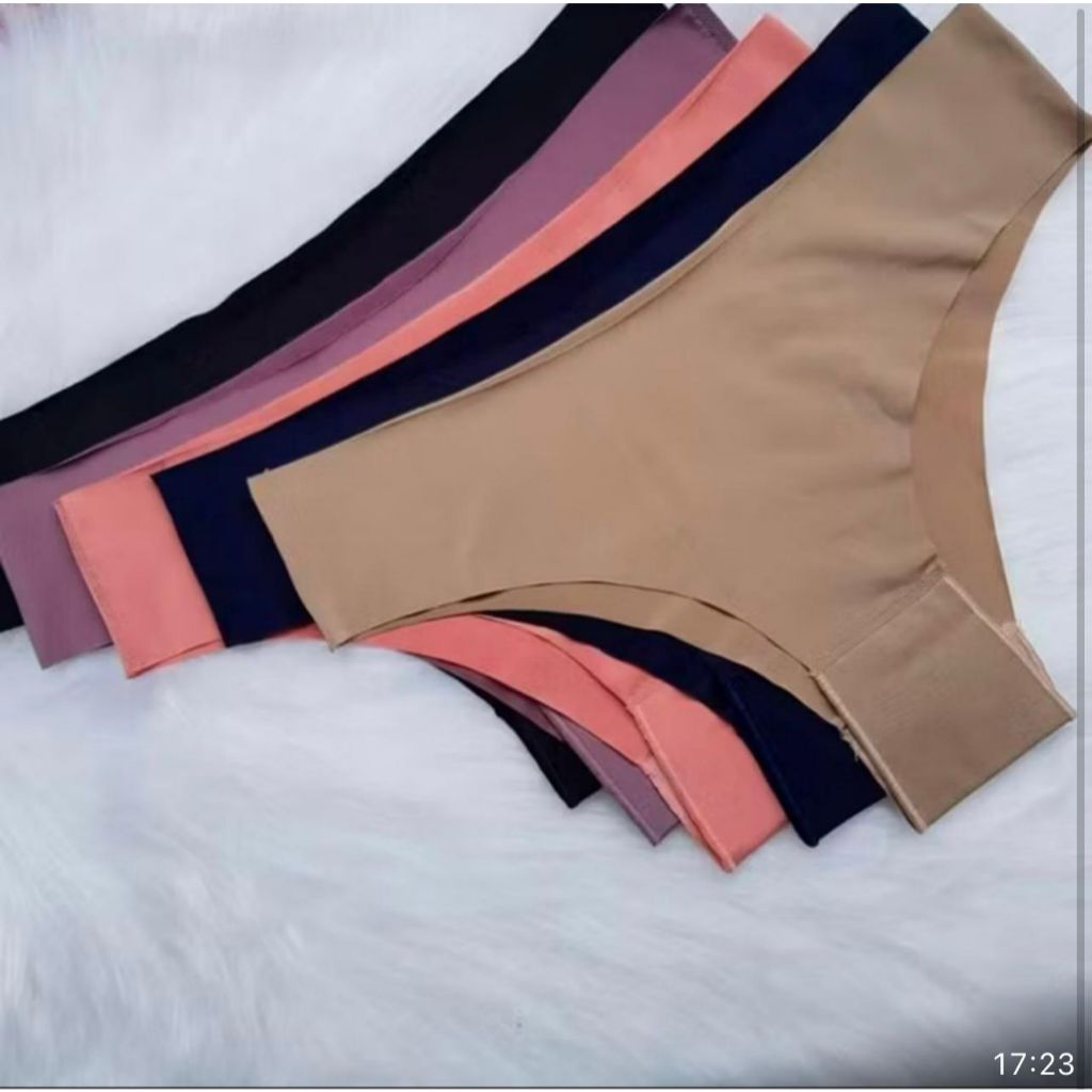 Kit 5 Calcinhas Feminina Sem Costura Tanga Não Marca