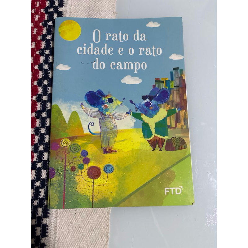 livro O rato da cidade e o raro do campo recontado por Richard Northcott editora FTD