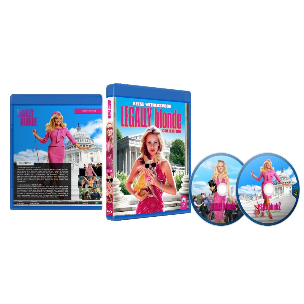 Bluray Legalmente Loira 1 E 2 ( 2001 - 2003 ) Fullhd