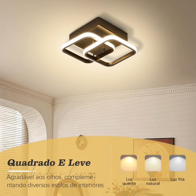 Lustre De Teto Branco De Três Cores Em Um Lustre Decorativo Simples E Moderno