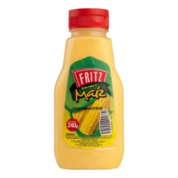 Creme de Milho Fritz 240g - Molho Especial de Milho para Hot Dog, Lanches e Churrasco