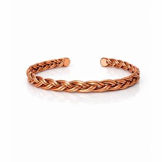 Pulseira Bracelete Cobre Puro 6 Fios Nó de Videira Ajustável em Oferta na Shopee