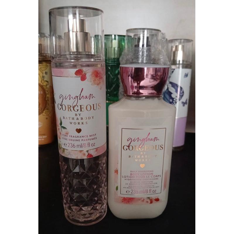 Kit Bath and Body Works Gingham Gorgeous