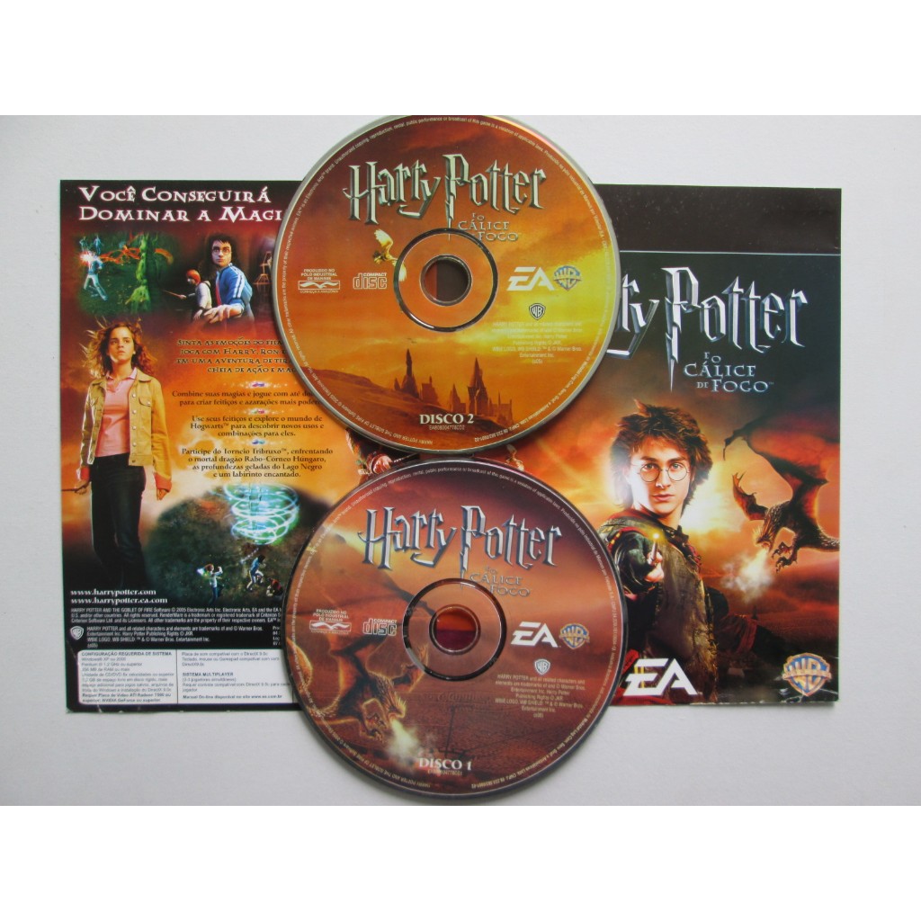 DVD / PC CD / DUPLO - HARRY POTTER - E O Cálice De Fogo - Totalmente Em Português / Original / Raríssimo .