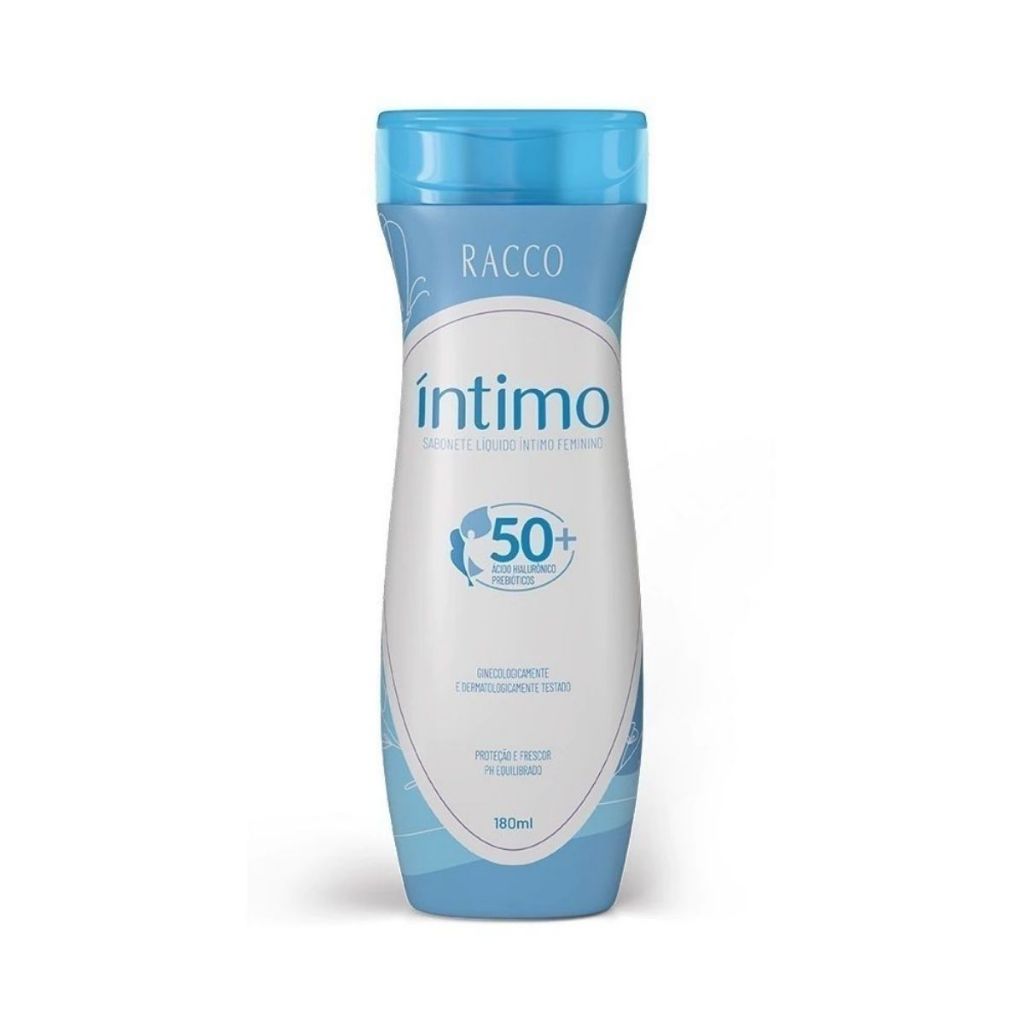 Sabonete Líquido Intimo 50+ Feminino Racco, 180ml