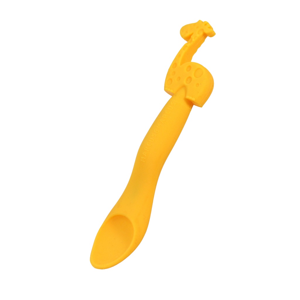 COLHER EM SILICONE GIRAFA LOLA