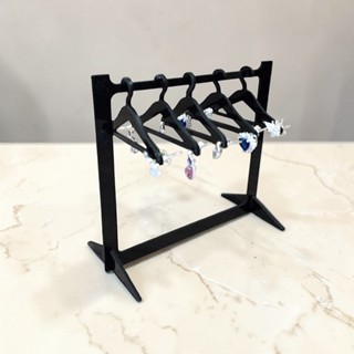 Suporte Expositor para Brincos Acrílico Preto Display de Vitrine Profissional para Comércio Organizador em Oferta na Shopee