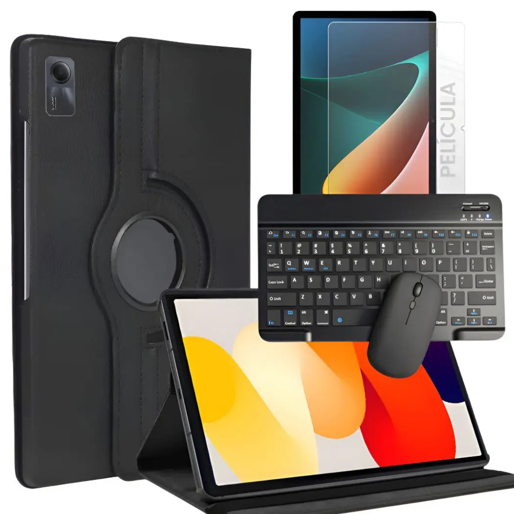 Kit Capa para Tablet Pad SE 11” + Película+ Caneta Touch + Case + mouse e teclado - Tech Otoni
