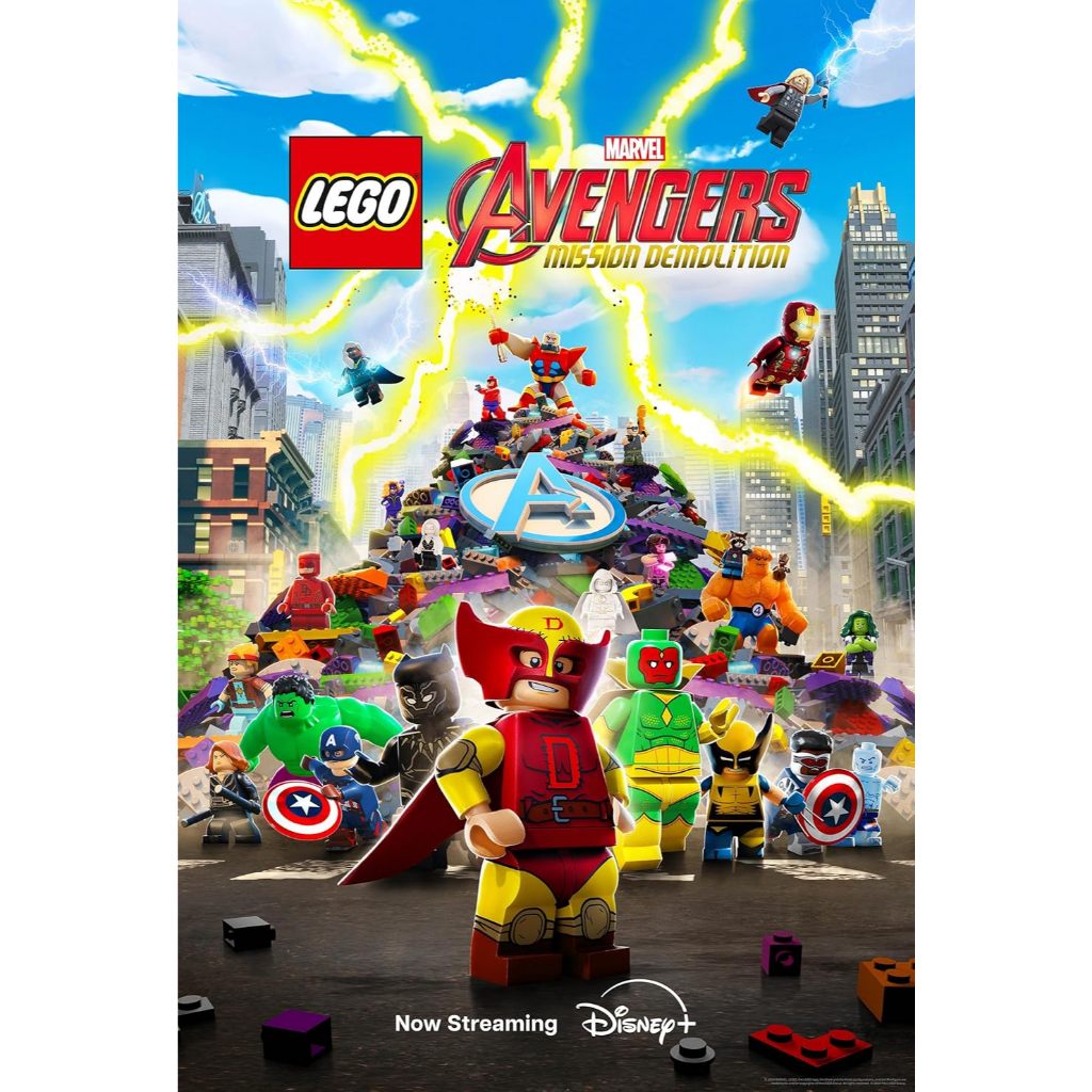 Filme Lego Marvel Vingadores -  Missão Demolição (dublado)