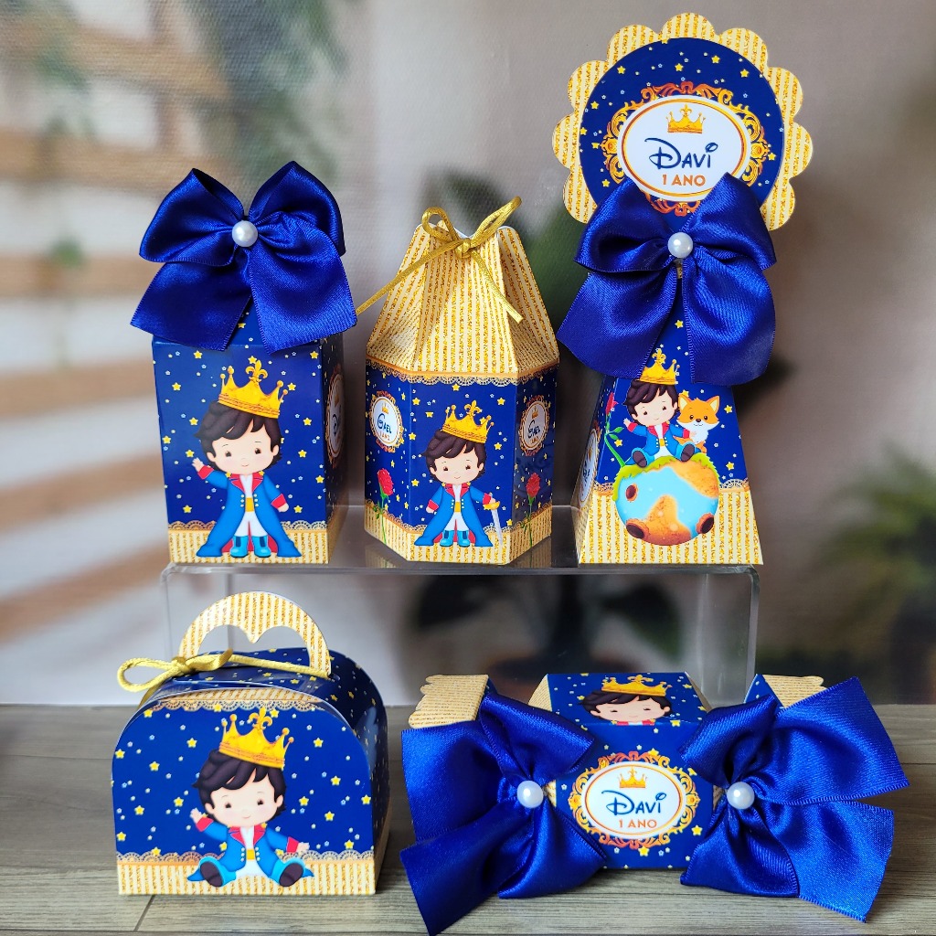 Kit Festa Personalizado Pequeno Príncipe - DESMONTADO  - Lembrancinhas de Aniversário Infantil