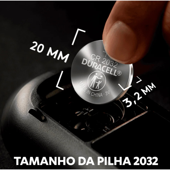 Kit Com 2 - Bateria de Lítio 2032 Duracell - Cartela com 5 · foto 2