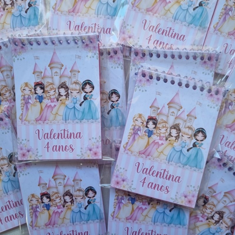 Kit bloquinhos personalizados 10 / 15 / 20 / 25 / 30 / 40 / 50 unidades