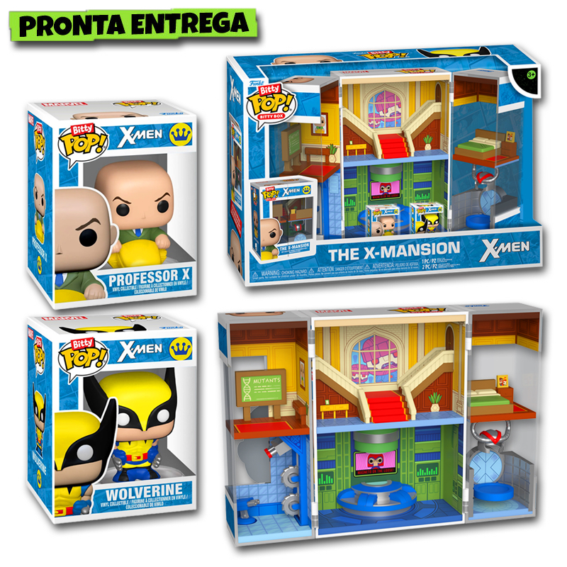 Funko Bitty Pop Boxes X-Men - The X-Mansion em Oferta na Shopee