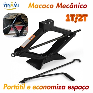 Macaco Hidráulico Sanfona 1.5/3 Toneladas Jacaré Fácil usar extremamente robusto para Troca de Pneu em Oferta na Shopee