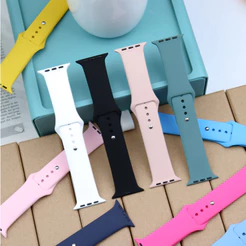 Pulseira Silicone Compatível p/ Relógio Inteligente Smartwatch 38MM/40MM/41MM e 42MM/44MM/45MM/49MM