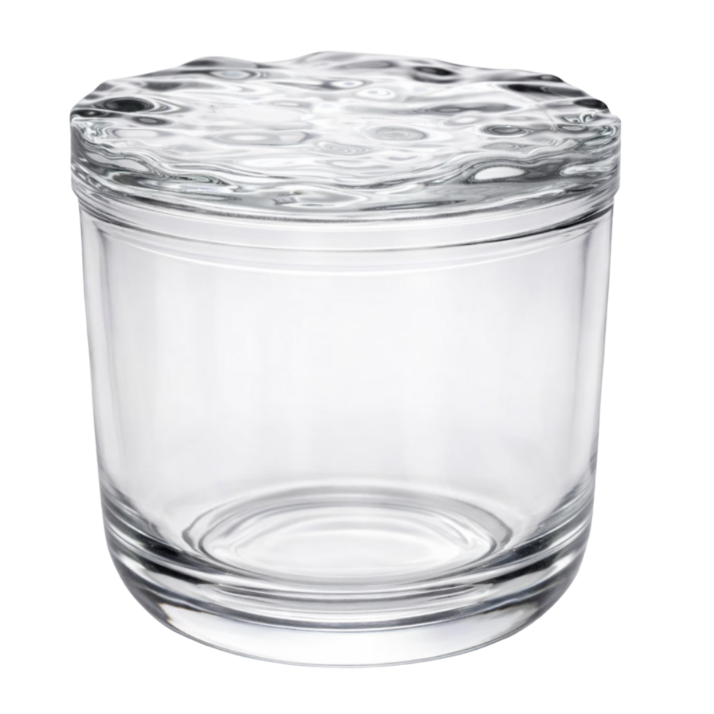 Kit Pote De Vidro Cristal Para Bomboniere Velas Aromáticas Baleiro Decoração Ambiente 365ml