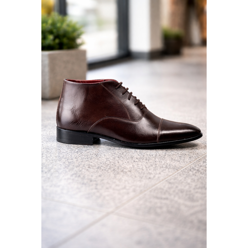 Sapato Social Masculino Casual Em Couro Nobre Moderno