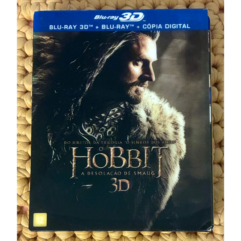 Blu-ray - O Hobbit - A Desolação de Smaug - Edição de Colecionador BD + BD 3D - Luva Lenticular - 4 Discos