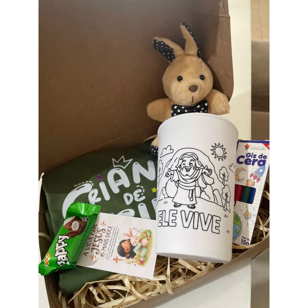kit Presente Páscoa Cristã Infantil em Oferta na Shopee