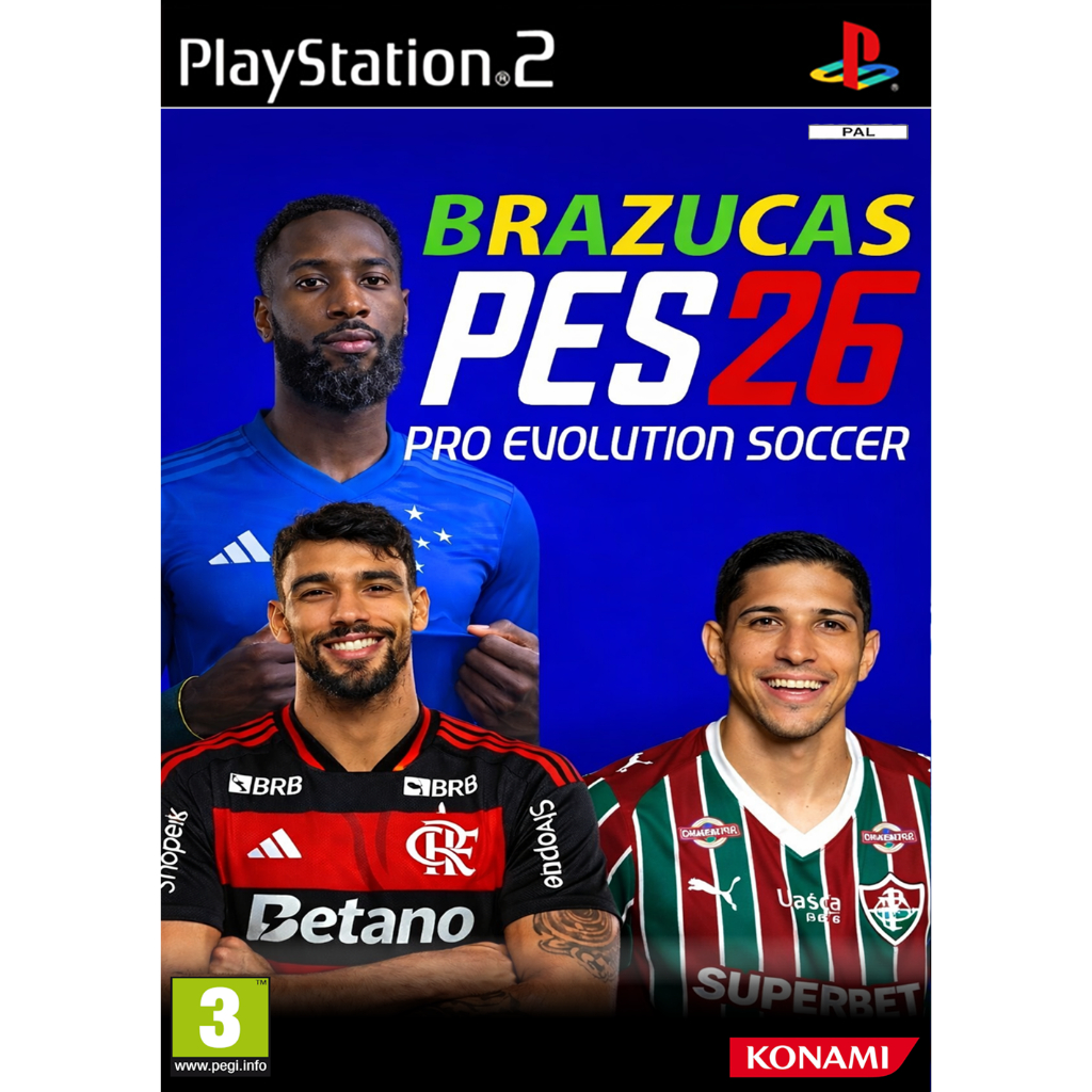 pes 2026 brazucas cleber machado patch em Oferta na Shopee