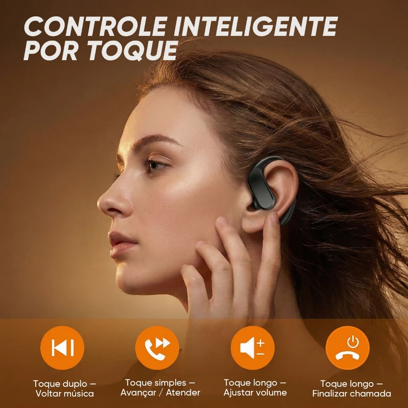 Fone de Ouvido Esportivo Sem Fio Bluetooth da Inova — foto 6