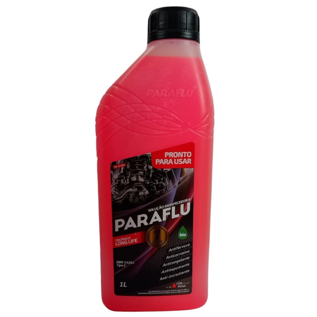 Aditivo Para Radiador Bio Orgânico Pronto Uso Long Life Rosa - Paraflu 10-3004