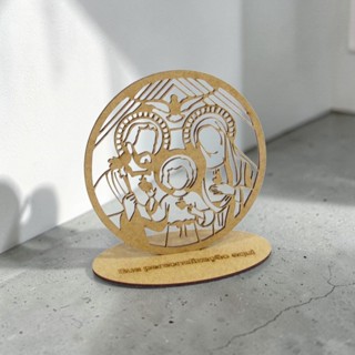 Lembrancinhas Sagrada Familia Personalizada Mdf Cru eventos casamentos igrejas em Oferta na Shopee