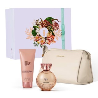Estojo Liz Tradicional (Perfume 100ml, Hidratante 100ml, Necessaire) O Boticário