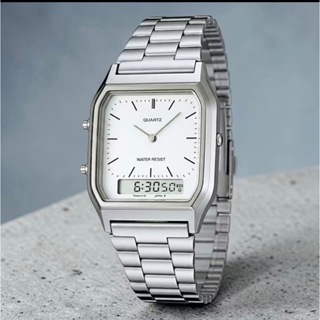 [280] Relógio Feminino Digital Analogico MINI pulseira aço lindo pequeno em Oferta na Shopee
