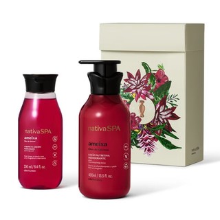 Estojo Nativa SPA Ameixa (Hidratante 400ml, Sabonete 250ml) O Boticário