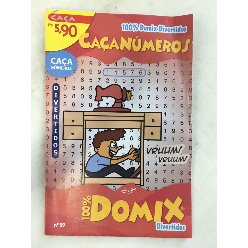 Passatempo Domix Caça Números Divertidos Nível Médio