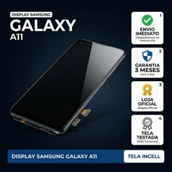 TELA DISPLAY FRONTAL SAMSUNG A11 ORI