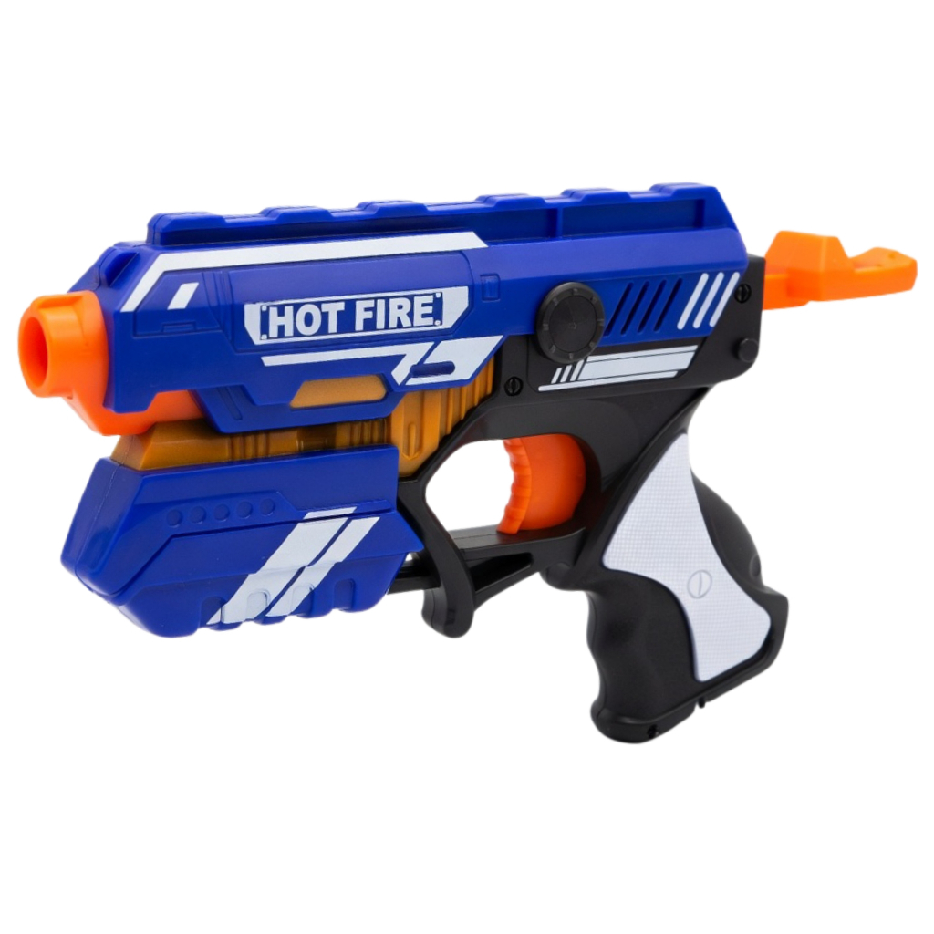 Brinquedo De Menino Pistola De Dardos Hot Fire Blaze Storm Com 5 Dardos Lança Dardos Infantil