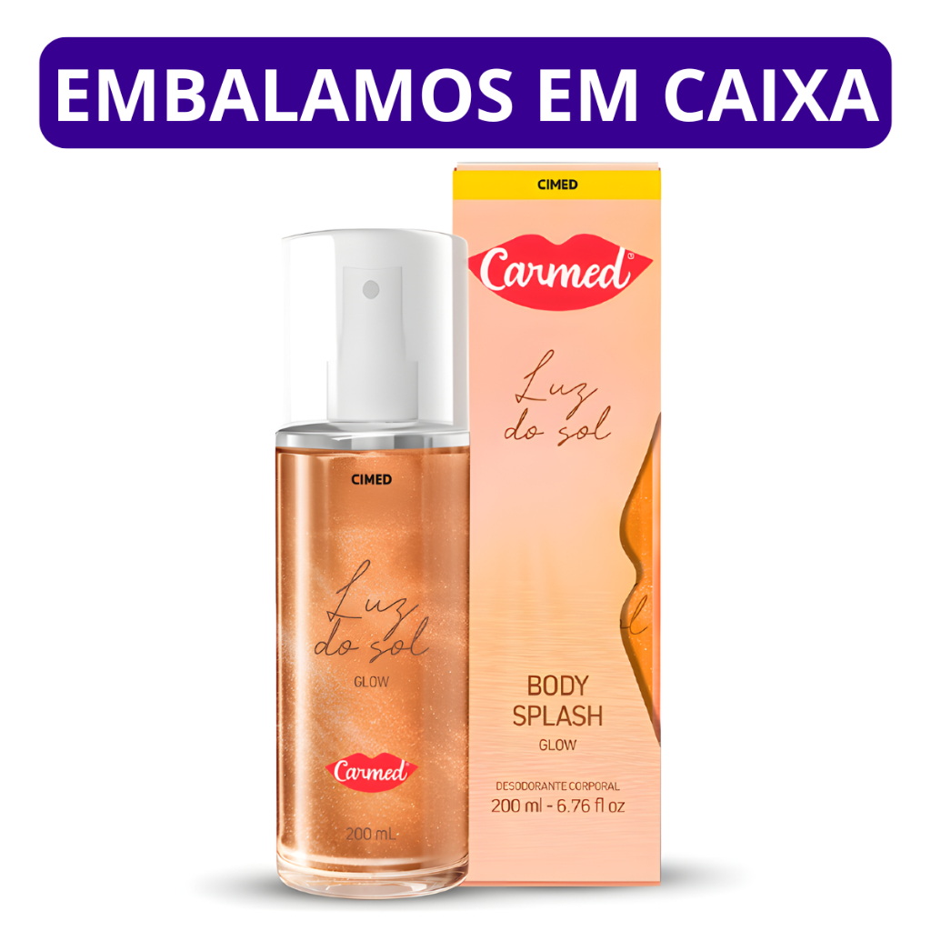 Carmed Body Splash Corporal Luz do Sol, Nas Nuvens e Amor de Verão 200ml