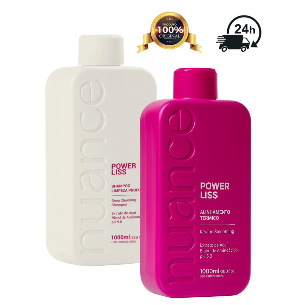 Kit Progressiva Power Liss 1L Nuance – Liso Perfeito Fácil