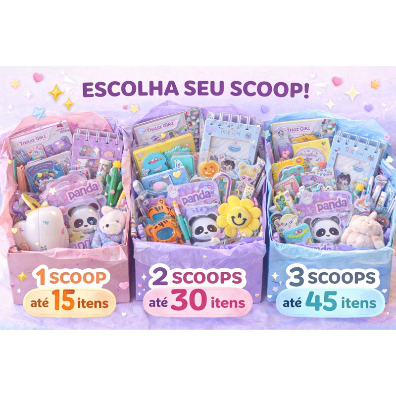 kit Papelaria Caderno ou Agenda Personalizada + itens de Papelaria Fofa