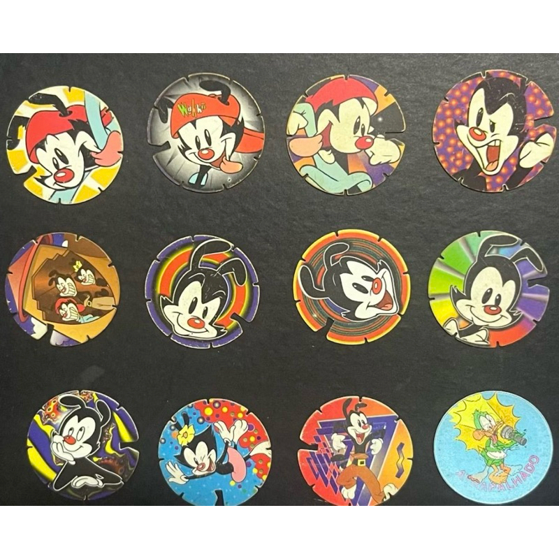 lote de tazos 11 Animaniacs e 15 looney tunes