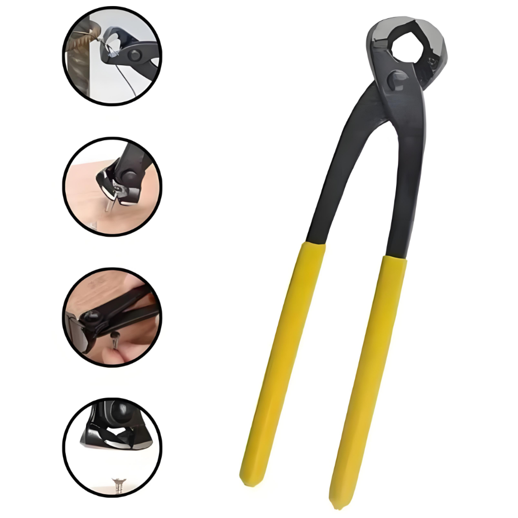Torquês Armador 8" Polegadas Profissional Alicate Turquesa Corta Fio Prego Arame Vergalhões