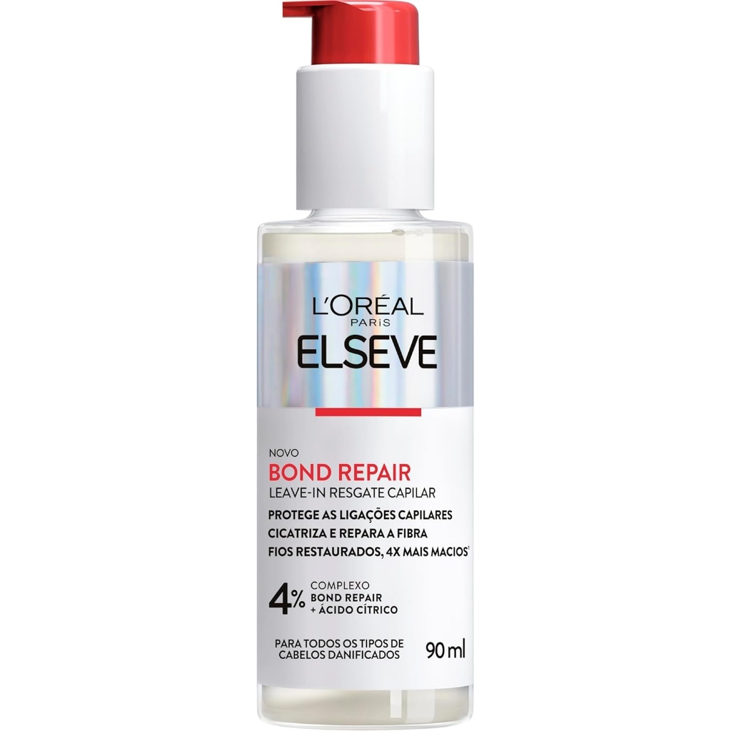 Leave-In Elseve  Bond Repair 90ml em Oferta na Shopee
