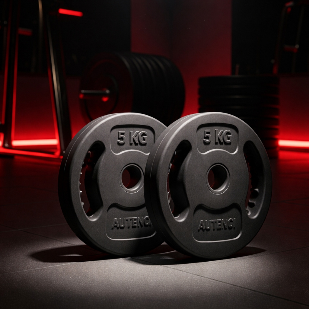 Kit 2 Anilhas 3kg/5kg/10kg Cada Para Treino Academia Fitness Musculação - 3 Opções de Kit