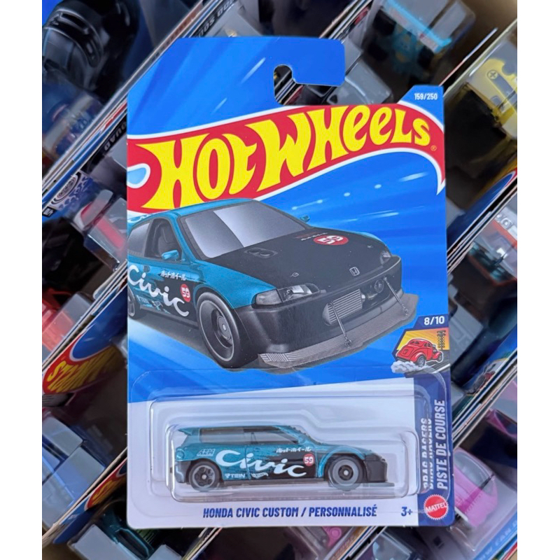 Hot Wheels Drag Racers 2026 - Honda Civic Custom 1/64