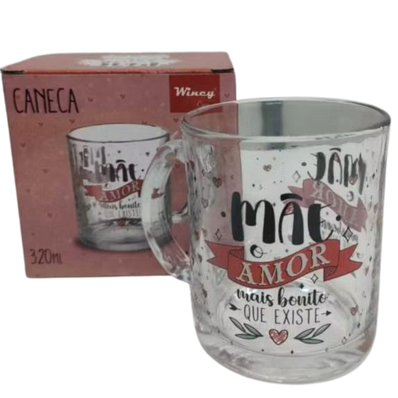 Caneca para Mãe Frases Carinhosos Presente ideal para o Dia das Mães 320 ml Diversos Modelos - Wincy