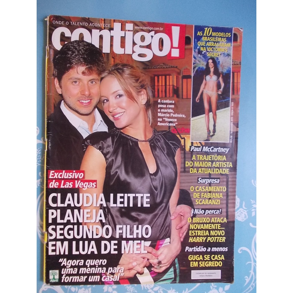 Contigo! Claudia Leitte Planeja Segundo Filho Em Lua De Mel. Paul McCartney. Harry Potter. Guga se Casa Em Segredo. Fabi