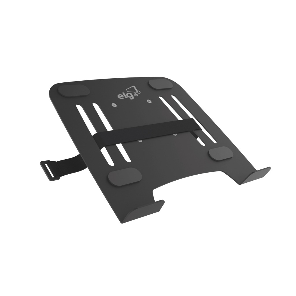 Suporte / Apoio para Notebook, De 10 a 17", Compatível com Pistão a Gás, Até 9kg, Preto, FB7510, ELG