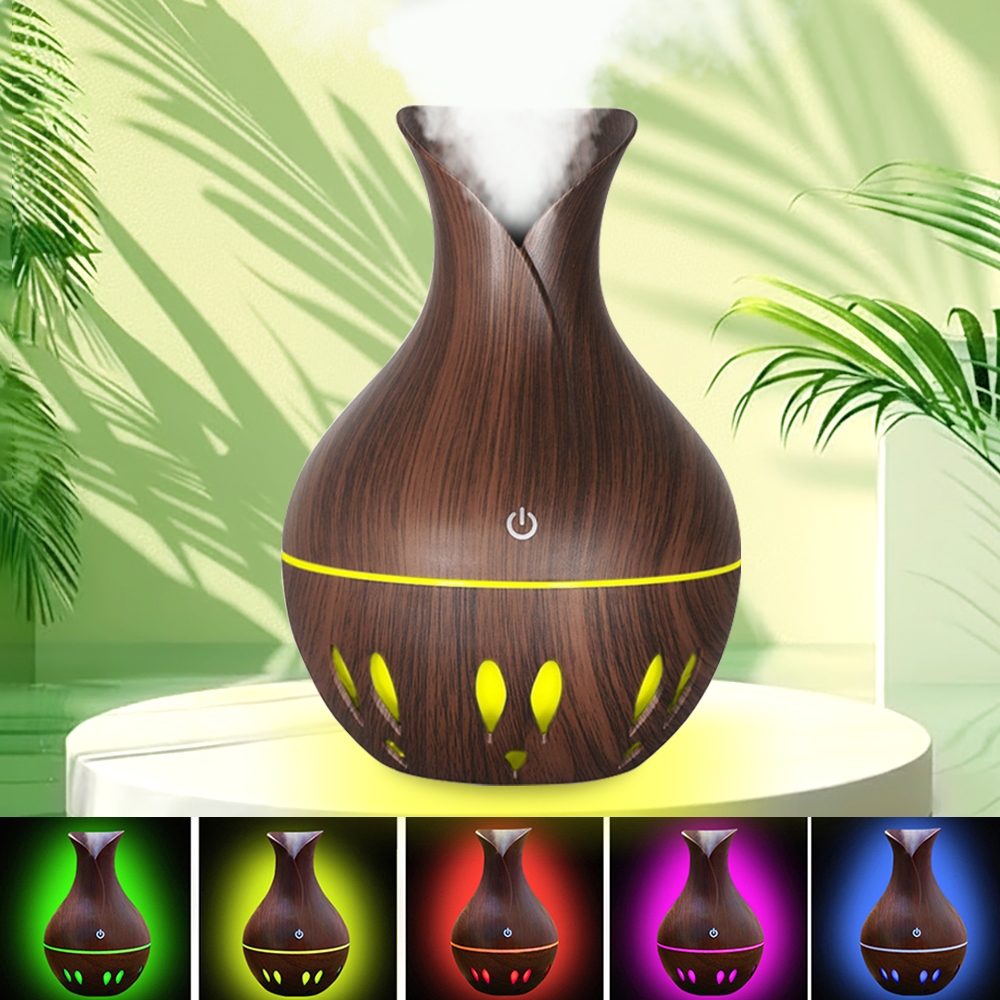 Mini Umidificador Humidificador Aromatizador Difusor Elétrico Purificador De Ar Com 7 Cores Luzes